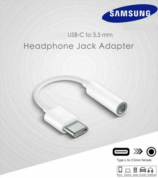 USB Type C to 3.5mm AUX Audio Headphone Jack Cable Adapter Samsung S21 21 ultra s21 plus