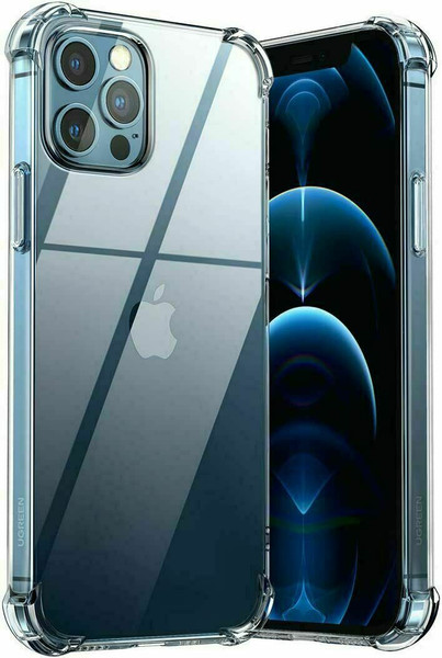 Clear Gel Shockproof back Case For iPhone 13