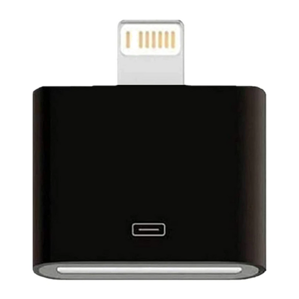 Black For Apple Lightning to 30 Pin Charging Dock Adapter iPhone 5 6 7 8 X XR XS 11 12