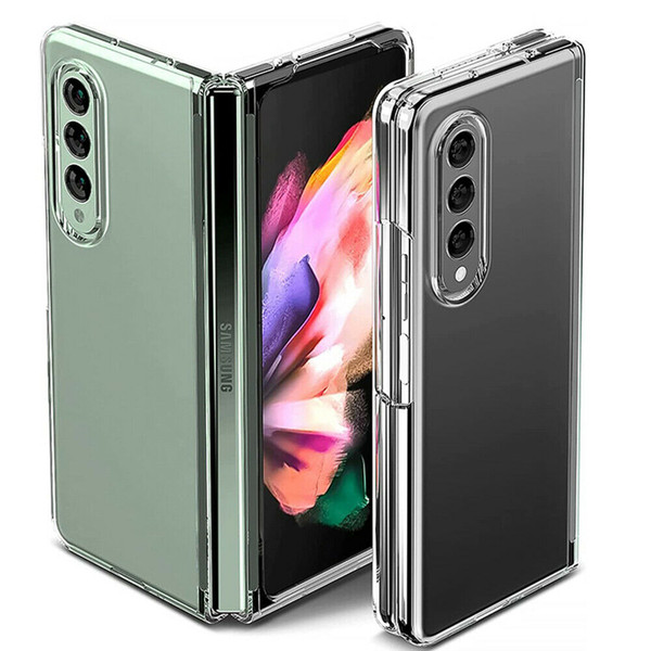 For Samsung Galaxy Z Fold 3 Shockproof Clear Phone Case Hybrid Slim TPU Cover