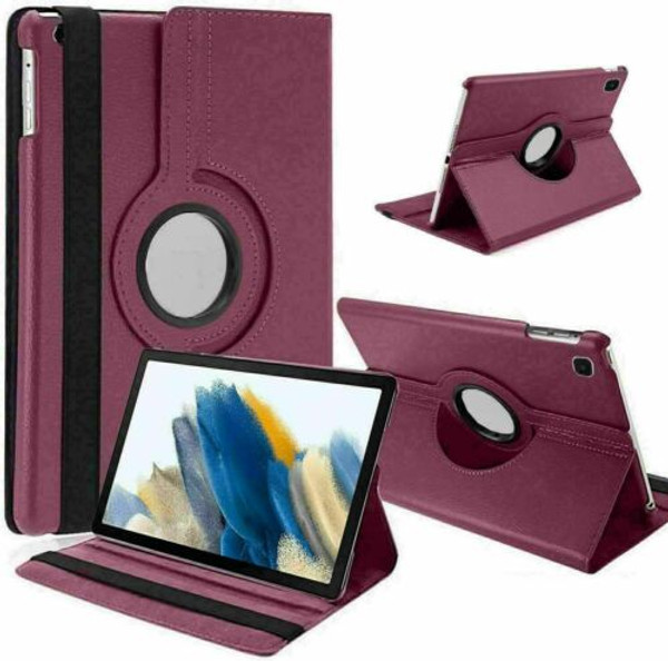 For Samsung Tab A8 10.5(2022) 360 Purple leather flip case