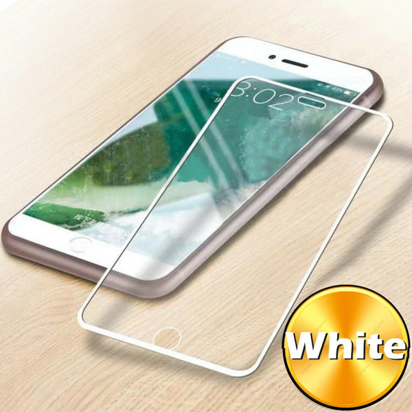 SE 2022 white Full Cover Gorilla Tempered Glass Screen Protector