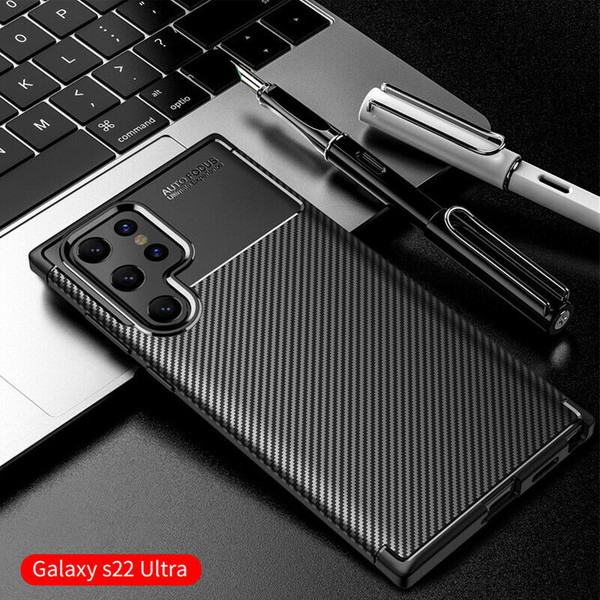 Samsung galaxy S22 plus  Shockproof carbon TPU Case Cover