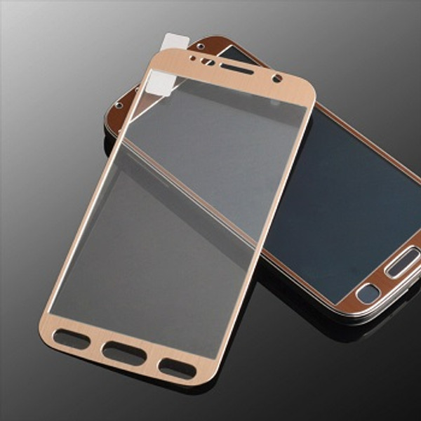 Full Curved 3D Tempered Glass Screen Protector For Samsung Galaxy S6 Gold
