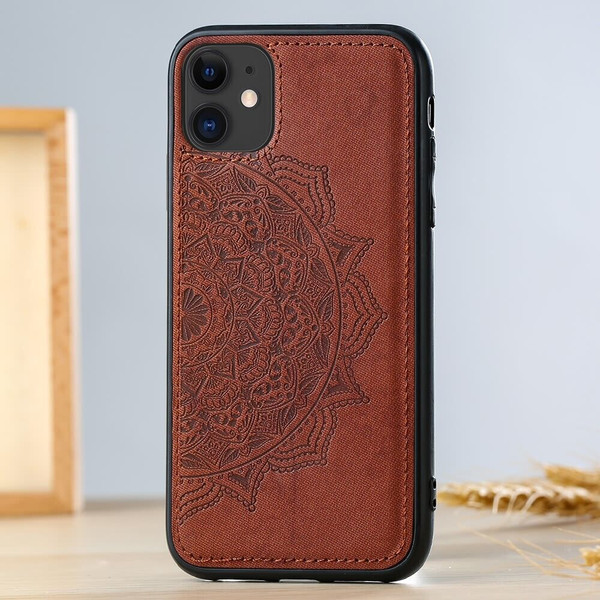 For Samsung Galaxy A50  brown Luxury Leather Shockproof Case