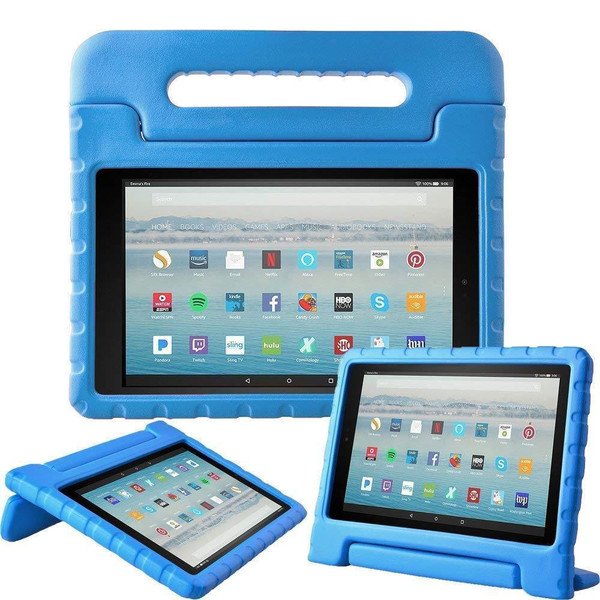 Amazon Kindle Fire HD 10 5th Gen Blue Kids Shockproof Handle Cover