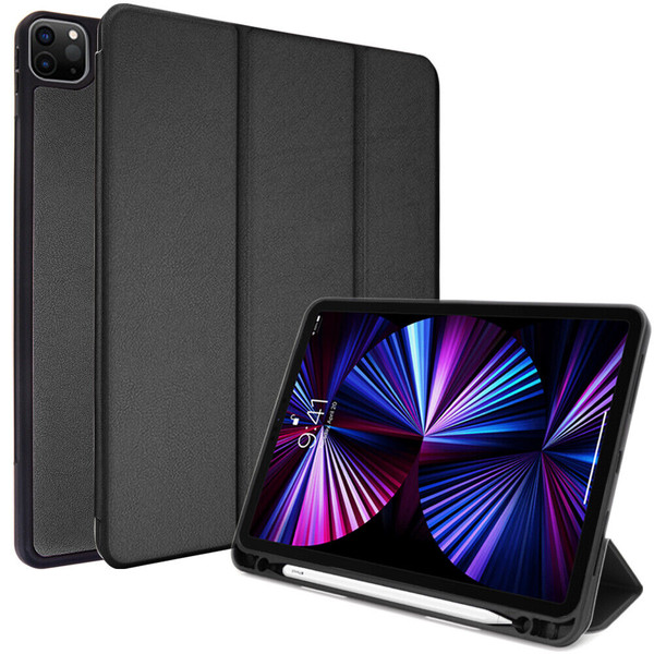 For Apple iPad Pro 12.9" 2022 6th Generation Leather SMART Stand Case
