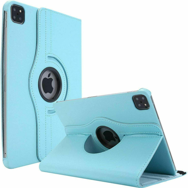 Sky blue 360 Rotating Leather Case Cover iPad Pro Case 11 Inch 2022 (4th Generation)