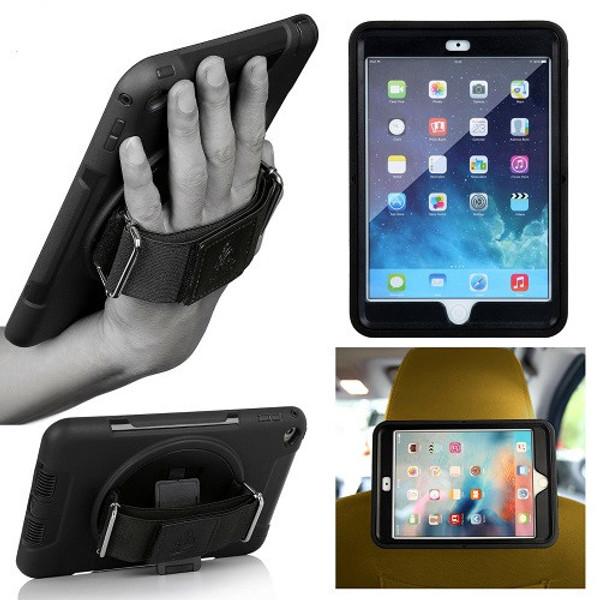 Gorilla Tech Handstrap Case Protective Shockproof Cover Best for Apple iPad Air