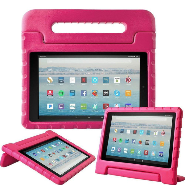 Amazon Kindle Fire HD 10 5th Gen Pink  Kids Shockproof Handle Cover