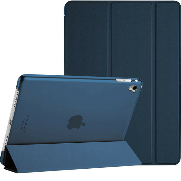 For Apple iPad 10.9 (2022) Navy Slim Leather Stand CASE Cover