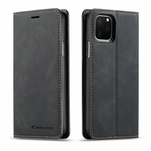 Google Pixel 8 Pro magnetic leather wallet Black case