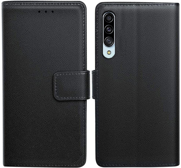 Samsung galaxy A34 black book wallet case