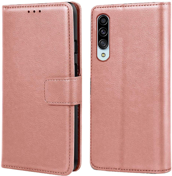 Samsung galaxy A34 Rose gold book wallet case