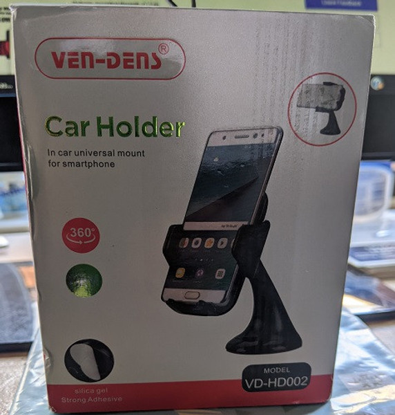 Ven Dens Samsung S22/S21 FE/S20/S9/S8 In Car 360 Universal Windscreen Phone Holder Mount