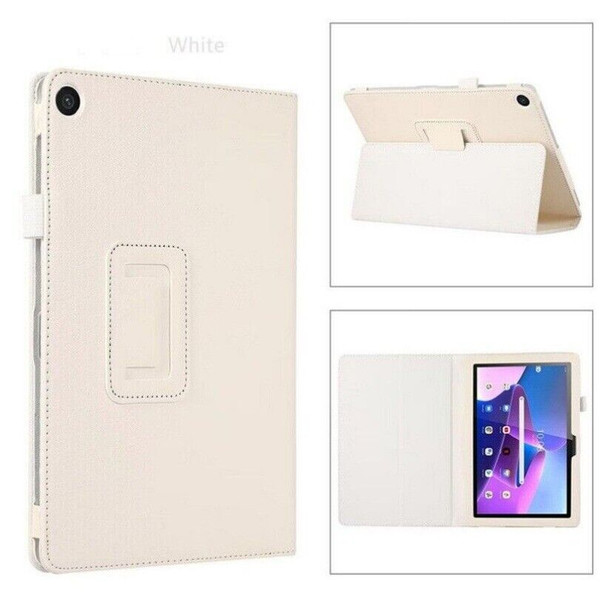 Samsung Galaxy Tab A9 8.7 X110 White Shockproof Leather Stand Case