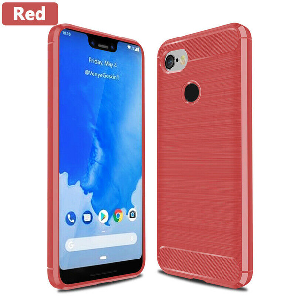Google Pixel 3a Red Silicon Cover