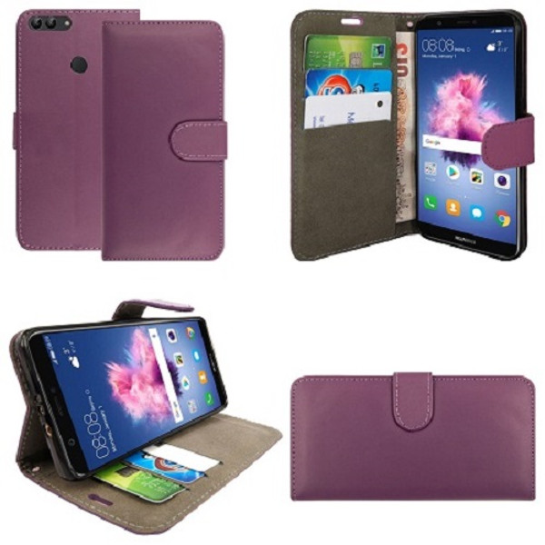 Huawei  P20 Pro  Pu Leather Purple Stand Case Huawei  P20 Pro  Pu Leather Purple Stand Case