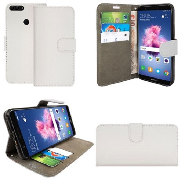 Huawei  P20 Pro  Pu Leather White Stand Case Huawei  P20 Pro  Pu Leather White Stand Case