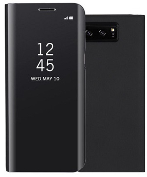 Huawei P20 Pro  Smart Mirror Window View Flip Stand Case Black Huawei P20 Pro  Smart Mirror Window View Flip Stand Case Black