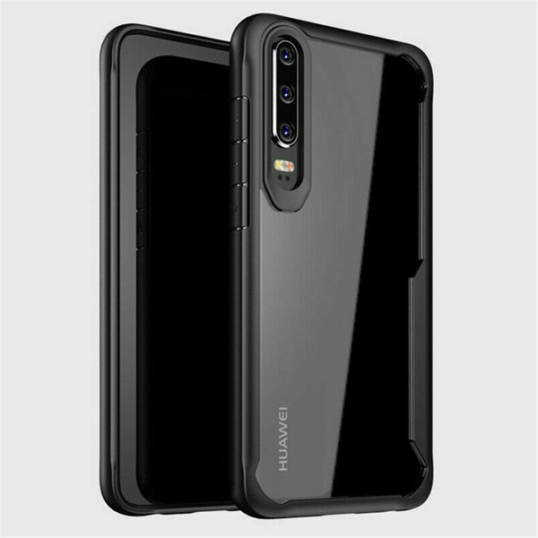 Huawei P30 Pro Black Hybrid Shockproof Protective Cover