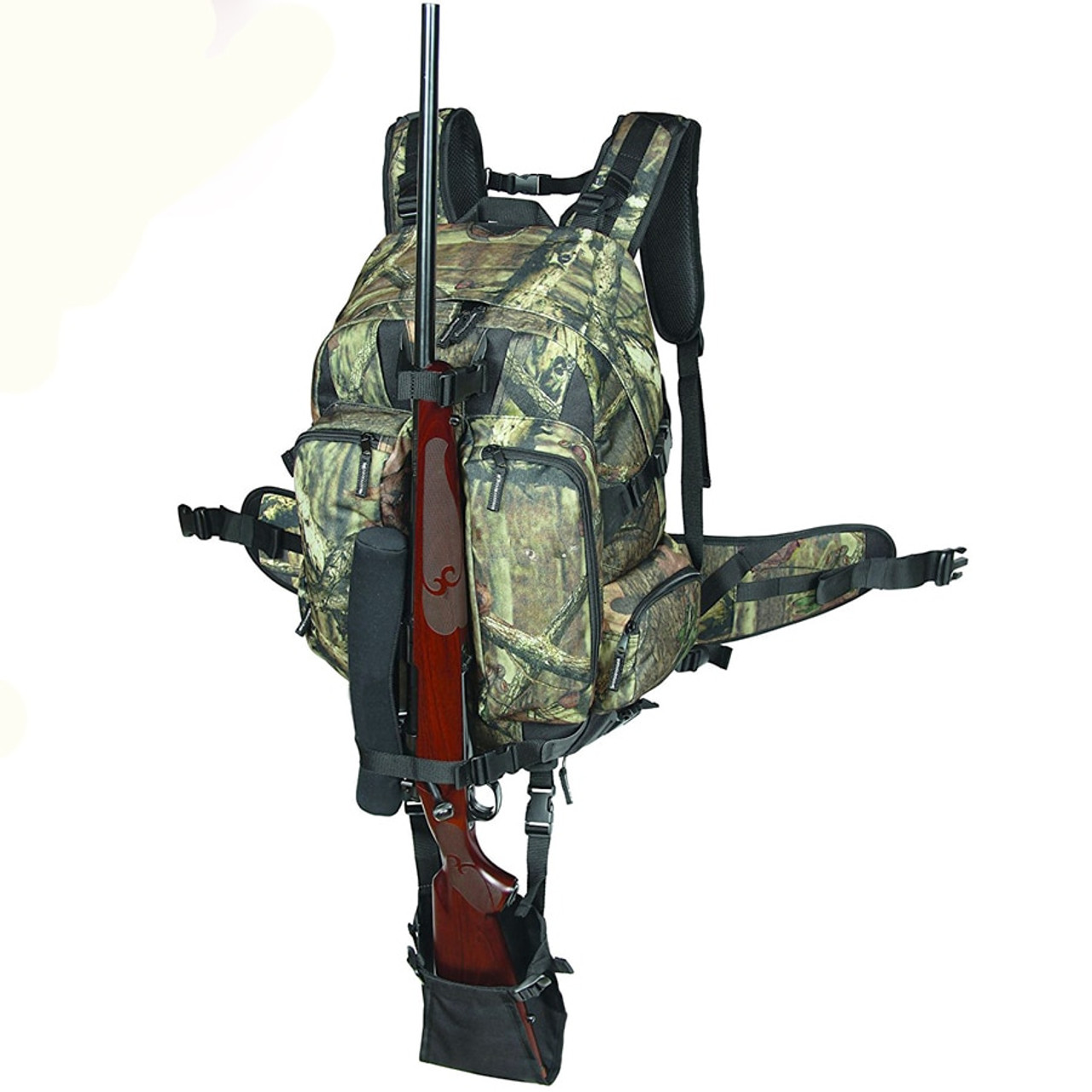 tactical backpack with rifle holder