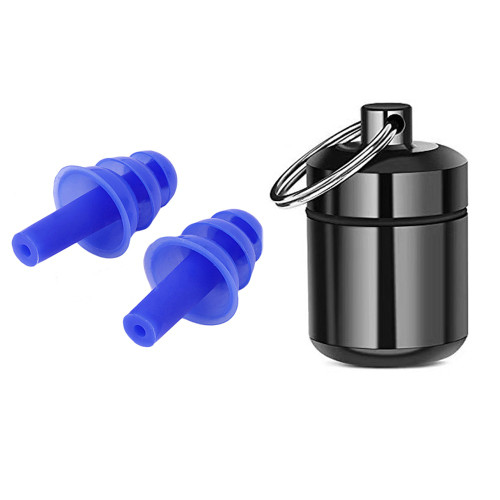 Protection-Earplugs, Noise-Cancelling, Reusable Silicone