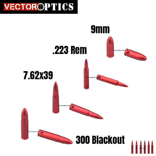 Metal Snap Caps for 223 Remington , 7.62x39mm , 300 Blackout , 9mm , Safty Traning Rounds