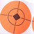 100/250pcs/Roll Adhesive Reactive Target Sticker 7.5cm  (about 3")