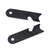 2 Flint Scrapers, Black Multi-function Scraper for Fire Starting