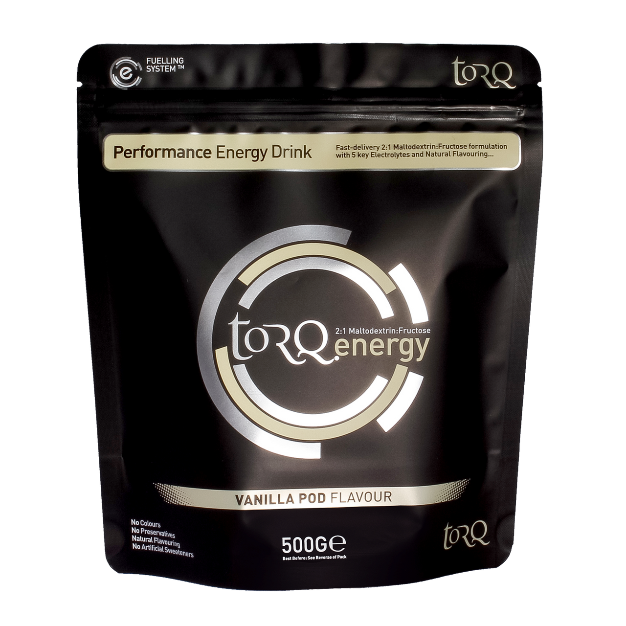 TORQ Energy Natural Vanilla 500g Pouch