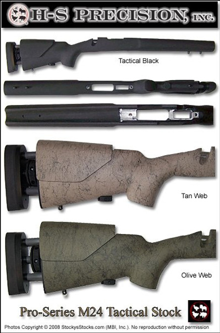 H-S Precision M24 Police Urbant Tactical Thumbhole Remington