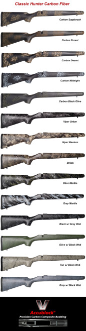 New! Stocky's NextGen Ultra Carbon™ Hunter Composite Accublock® Stocks Winchester 70 Post 64