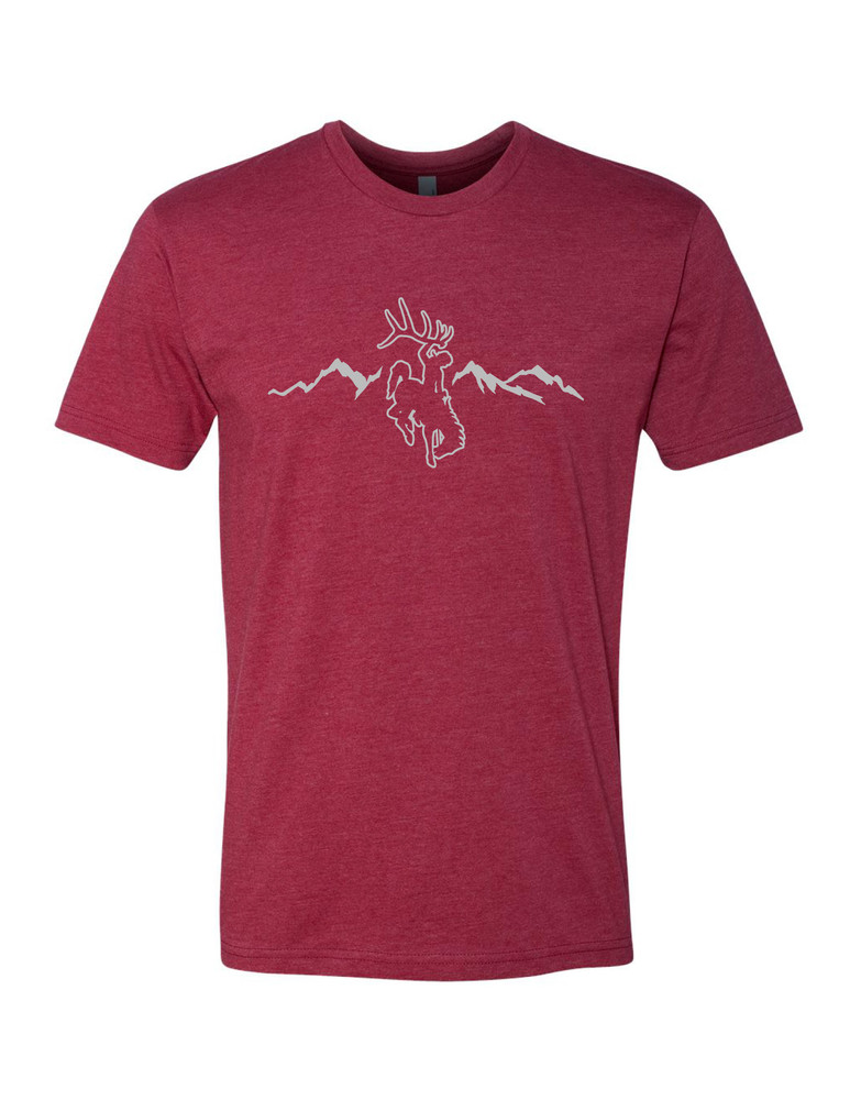 Heather Red/Grey Rocky Mt T Shirt