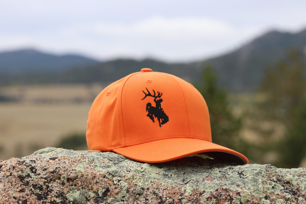 flexfit orange hunting hats