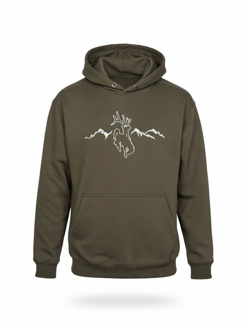 Rocky Mountain Multicam CS Forest Green Hoodie