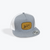Get Western Gravedigger Patch Hat - Grey/White Flat Bill