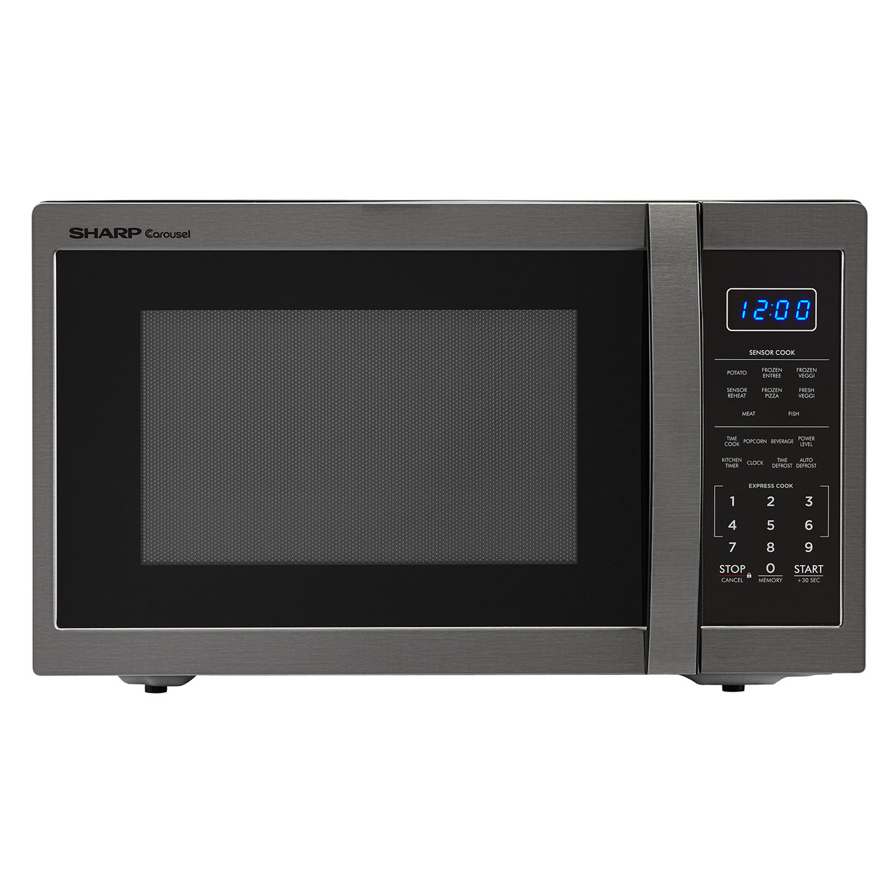 Smc1452ch 1 4 Cu Ft Black Stainless Steel Microwave