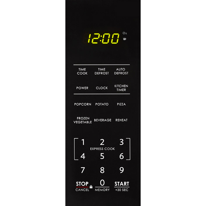 SMC0710BB 0.7 Cu Ft Black Carousel Microwave Sharp