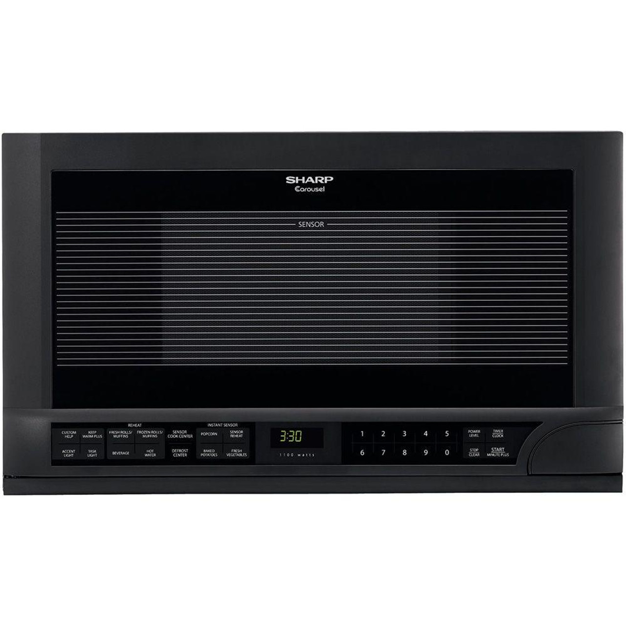 R1210TY 1.5 Cu Ft Black OverTheCounter Microwave