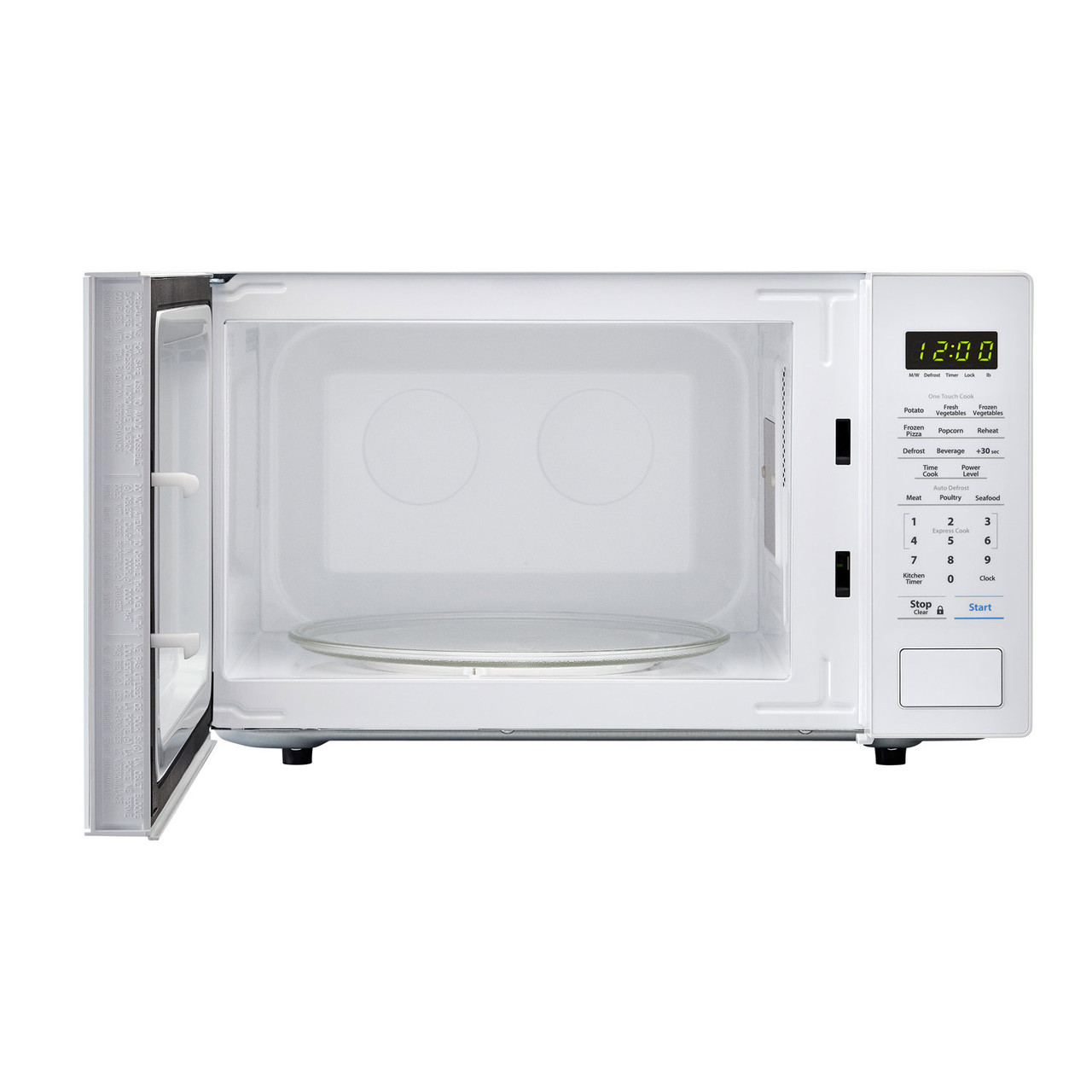 Sharp SMC1131CW 1.1 Cu Ft White Countertop Microwave