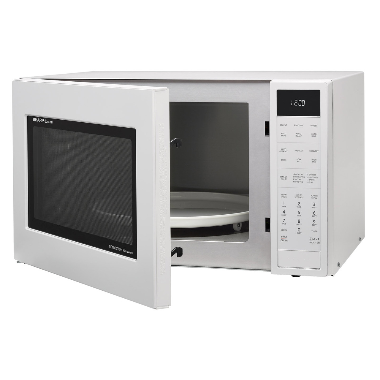 SMC1585BW 1.5 Cu Ft White Convection Microwave Sharp