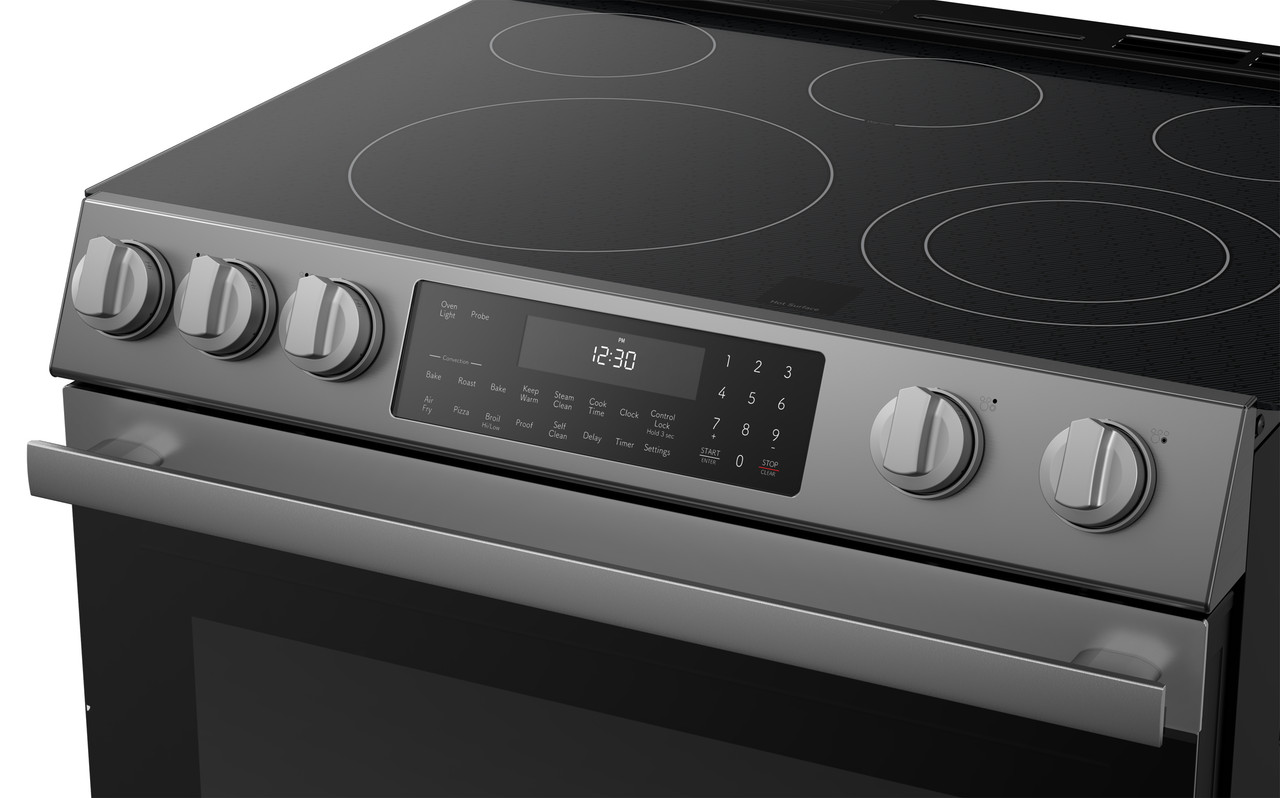 30 in. Electric Convection Slide-In Range with Air Fry | SHARP