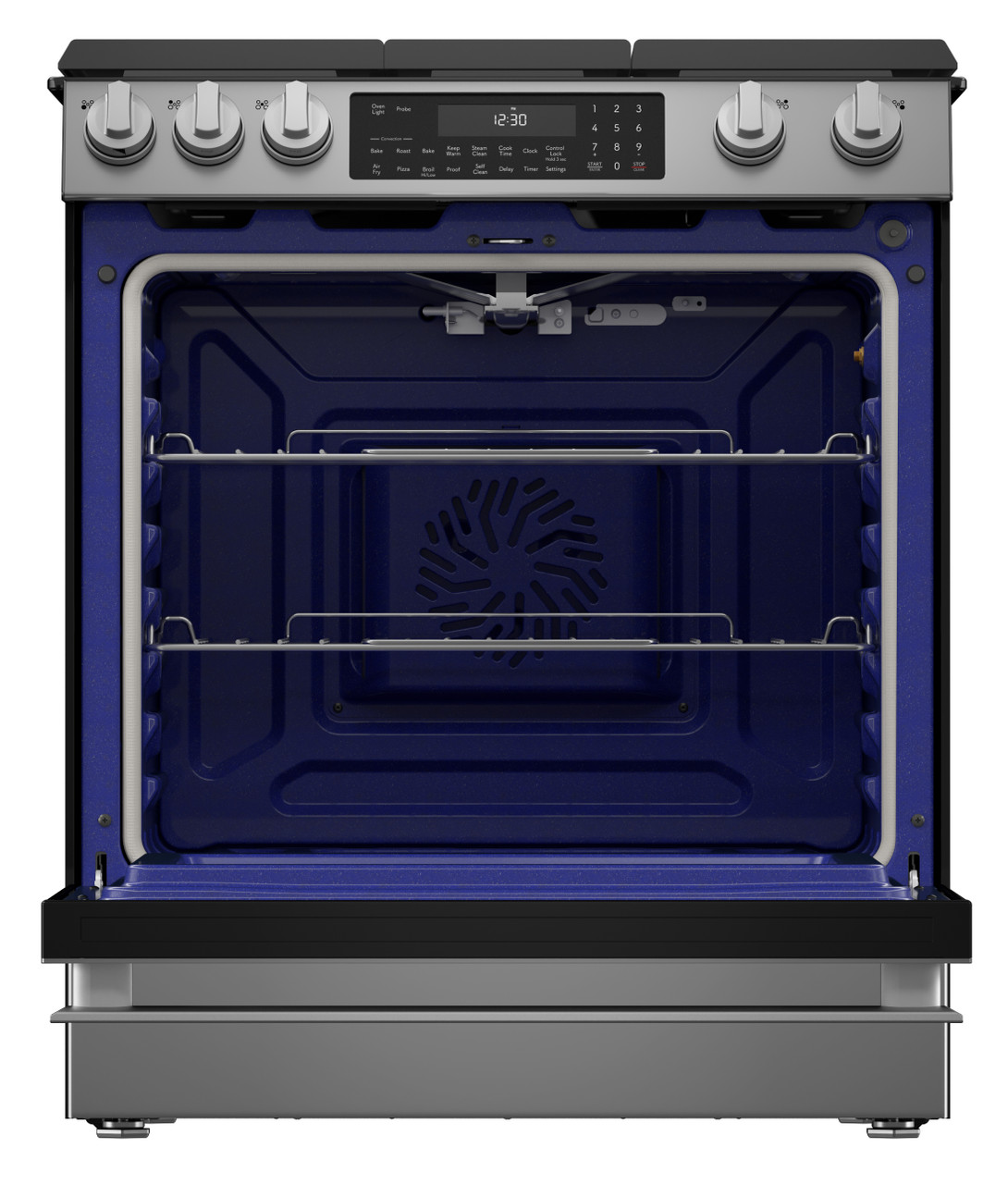30 in. Gas Convection Slide-In Range with Air Fry | SHARP