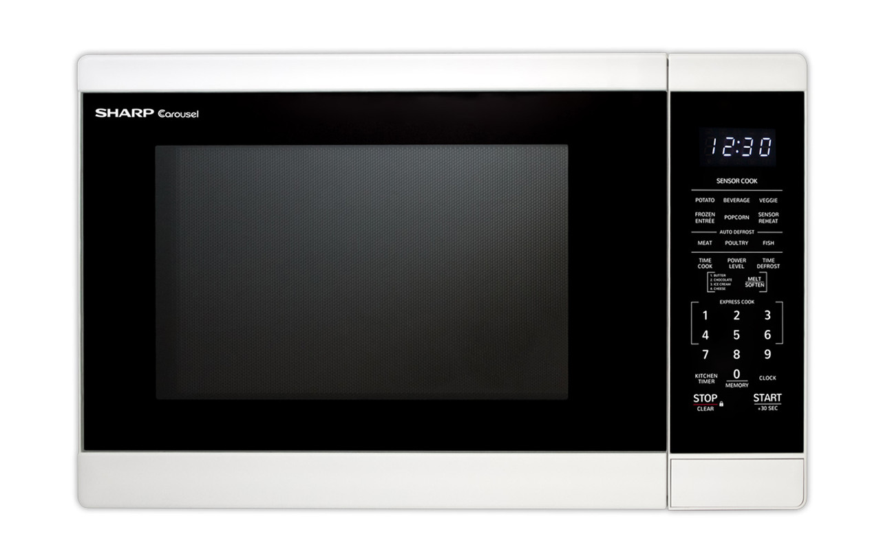 1.4 cu. ft. White Countertop Microwave Oven (SMC1461HW)