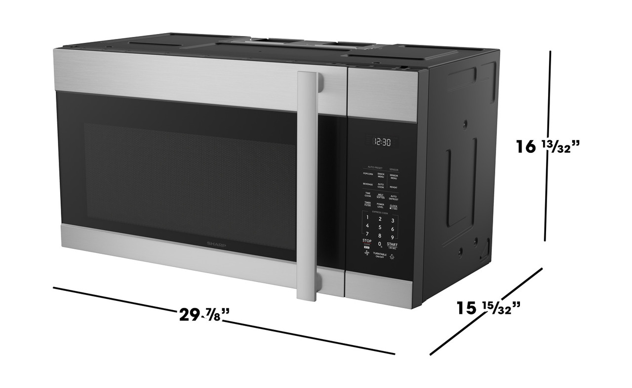 1.7 cu. ft. Over-the Range Microwave Oven (SMO1752JS) | SHARP