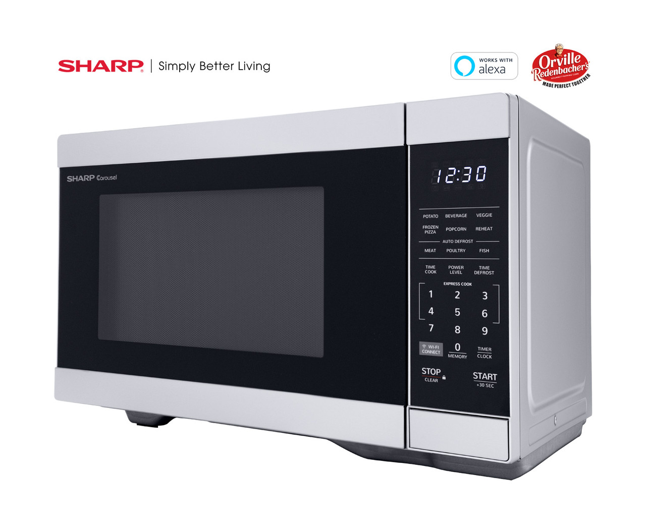 1.1 cu. ft. Mid Size Countertop Microwave Oven (SMC1169HS)