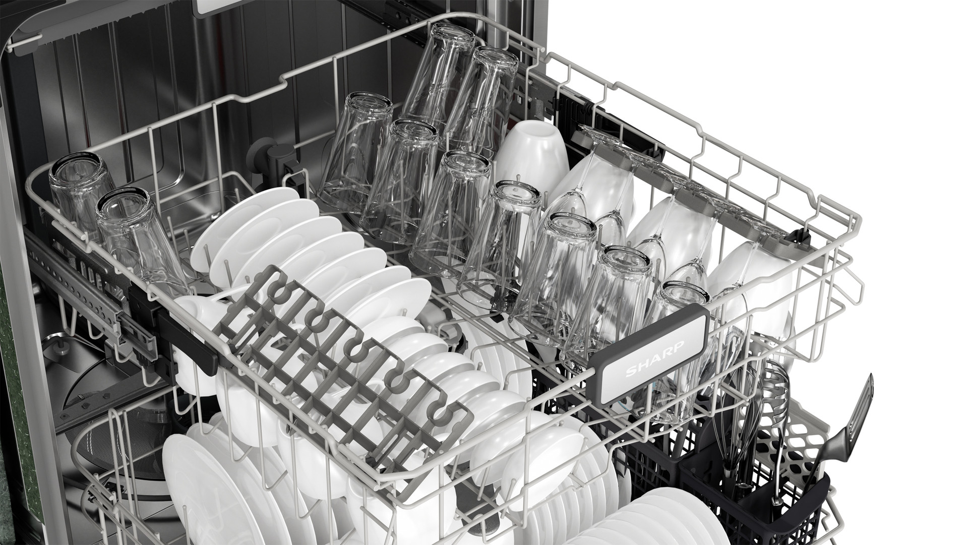 Sharp SDW6757ES Dishwasher - Thumbnail 3