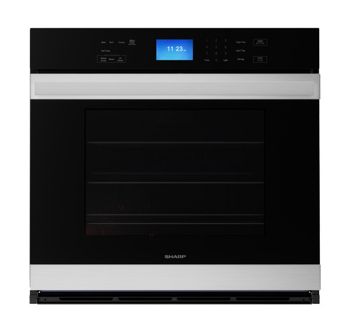 24 in. 2.5 cu. ft. Single Electric Convection Thermal Wall Oven with 11  Functions in Stainless Steel