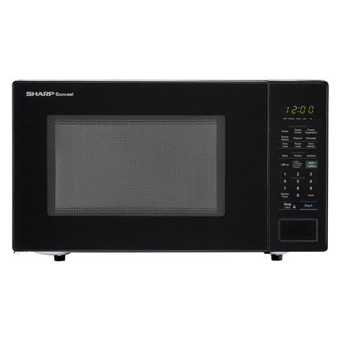 Buy Sharp 0.7 cu. ft. 700W White Carousel Countertop Microwave Oven